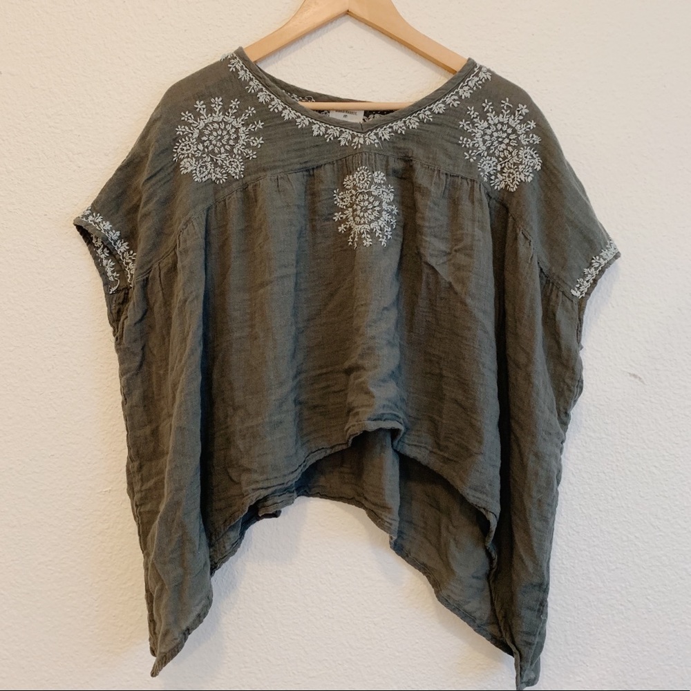 World Market Embroidered Blouse